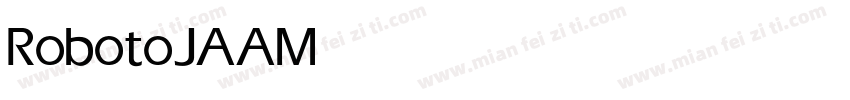 RobotoJAA Medium字体转换